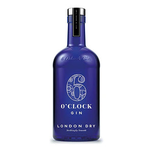 6 O'Clock Gin - London Dry, 70cl - Pack of 6