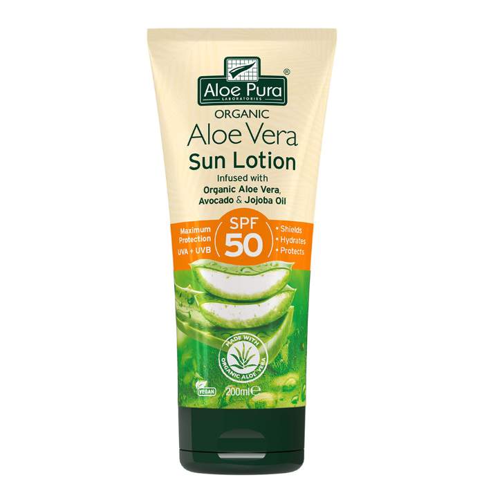 Aloe Pura - Aloe Vera Sun Lotion SPF50, 200ml