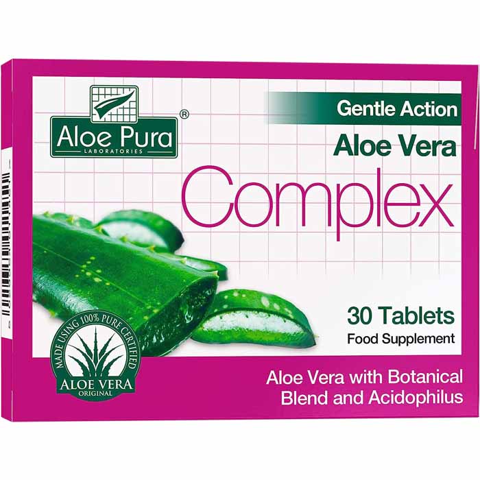Aloe Pura - Gentle Action Aloe Vera, 30 Tab