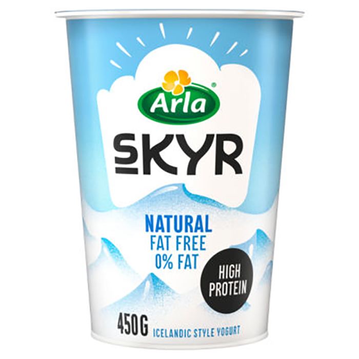 Arla - Skyr Natural Yoghurt, 450g  Pack of 6