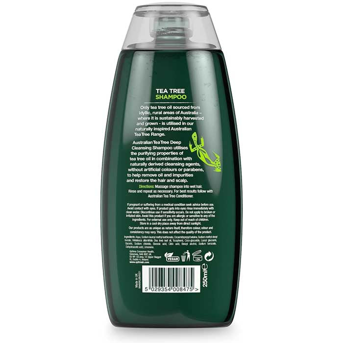 Australian Tea Tree - Cleansing Shampoo, 250ml- back
