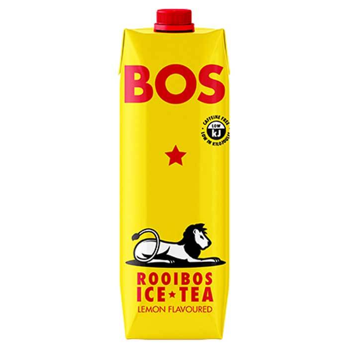 BOS - Lemon Ice Tea, 1000ml x6-Pack