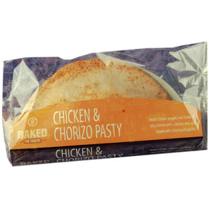 Baked To Taste - Chicken and Chorizo Pasty, 250g | Pack of 8