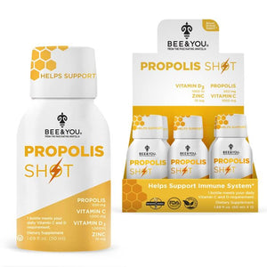 Bee&You - Vitamin C Propolis Shot + Zinc, 50ml | Pack of 12