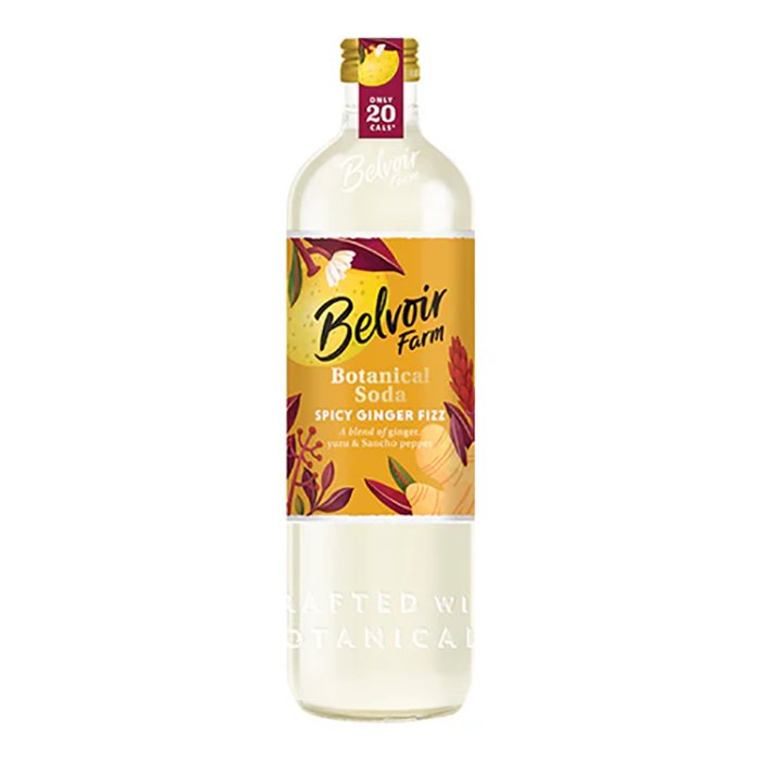 Belvoir Fruit Farm - Botanical Ginger Fizz, 500ml  Pack of 6