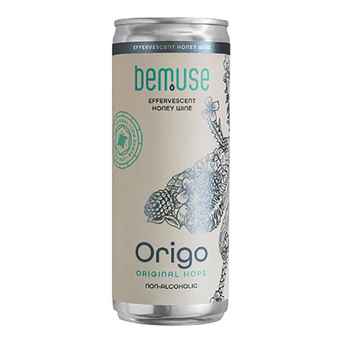 Bemuse - Original Hops Sparkling Non-Alcoholic Mead, 330ml  Pack of 24