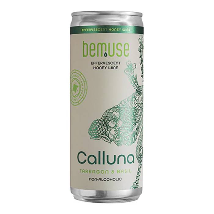 Bemuse - Tarragon & Basil Sparkling Non-Alcoholic Mead, 330ml  Pack of 24