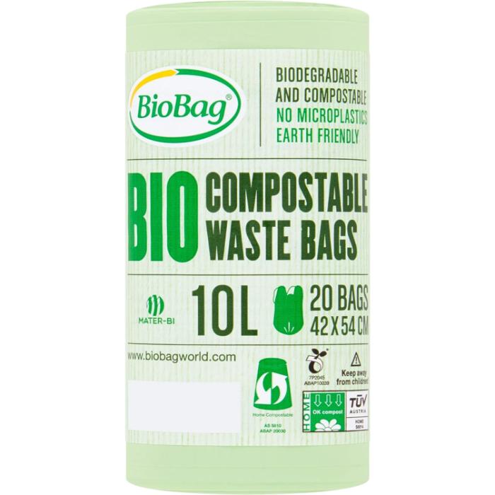Bio Bag - Bin Liners, 10L (20 Bags)