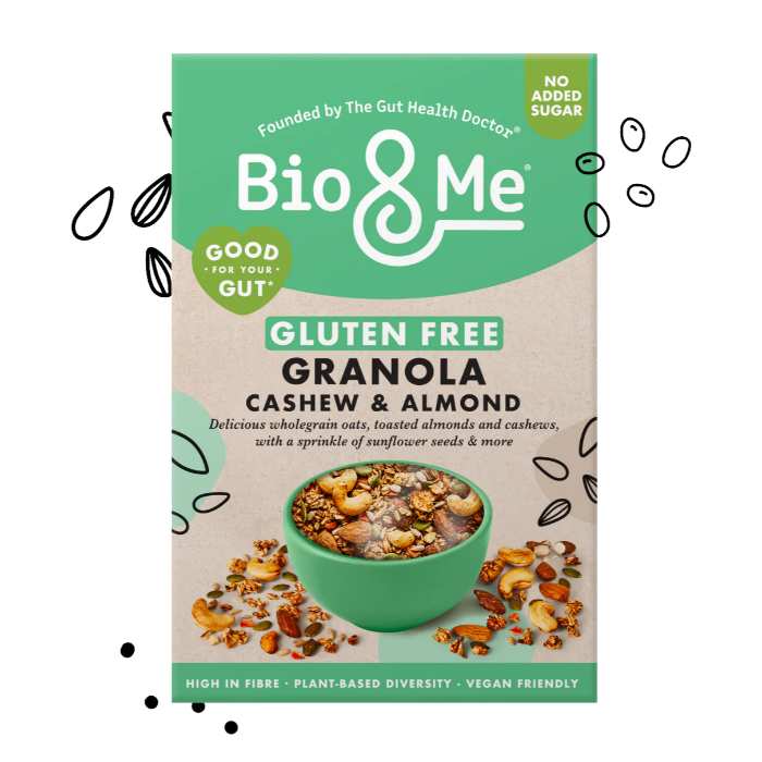 Bio&Me - Gluten Free Granola Cashew & Almond, 350g - Pack of 1