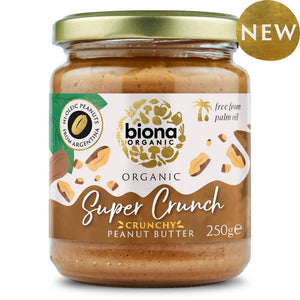 Biona - High Oleic Crunch Peanut Butter Organic Sea salt, 250g