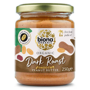 Biona - High Oleic Peanut Butter Organic Smooth Sea salt, 250g