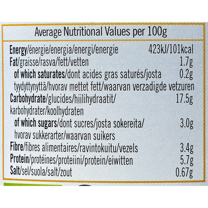 Biona - Organic Chick Peas in Glass jars, 350g - back