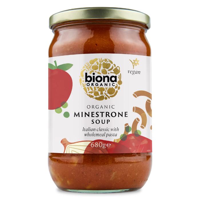 Biona - Organic Minestrone Soup, 680g  Pack of 6