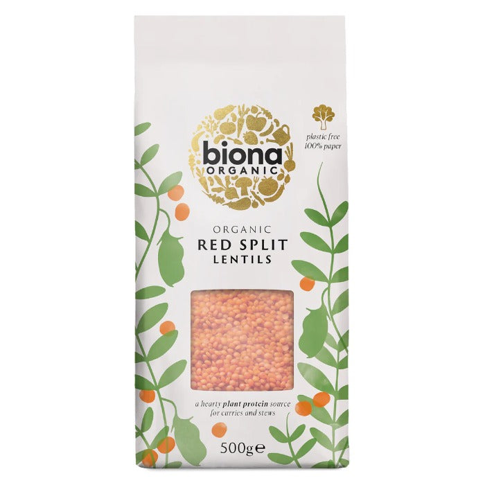 Biona - Organic Spiced Red Lentil Dhal, 250g  Pack of 7