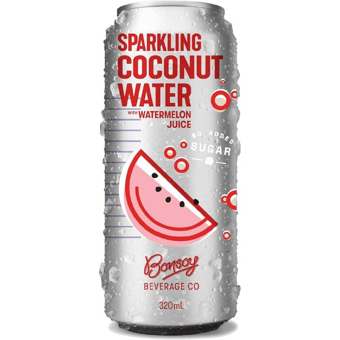 Bonsoy - Watermelon Sparkling Coconut Water, 250ml  Pack of 12