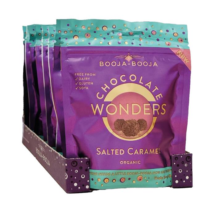 Booja-Booja - Salted Caramel Choc Wonders, 65g - Pack of 8