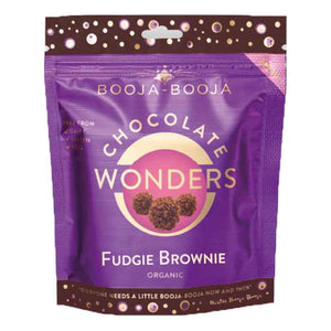 Booja Booja - Organic Fudge Brownie Wonders, 65g | Pack of 8