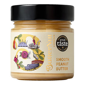 ButterNut of London - Smooth Peanut Butter, 180g - Pack of 10