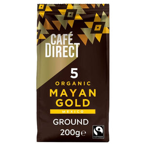 Cafedirect - Fairtrade Organic Roast and Ground Mayan Gold, 200g