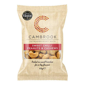 Cambrook - Baked Sweet Chilli Peanuts & Cashews | Multiple Sizes