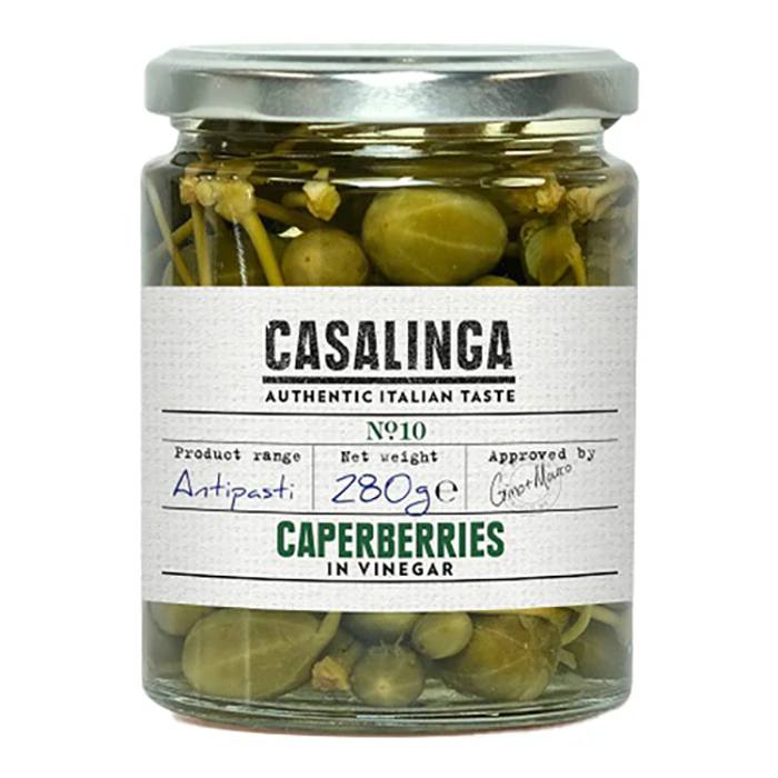 Casalinga - Caperberries in Vinegar, 280g - Pack of 12