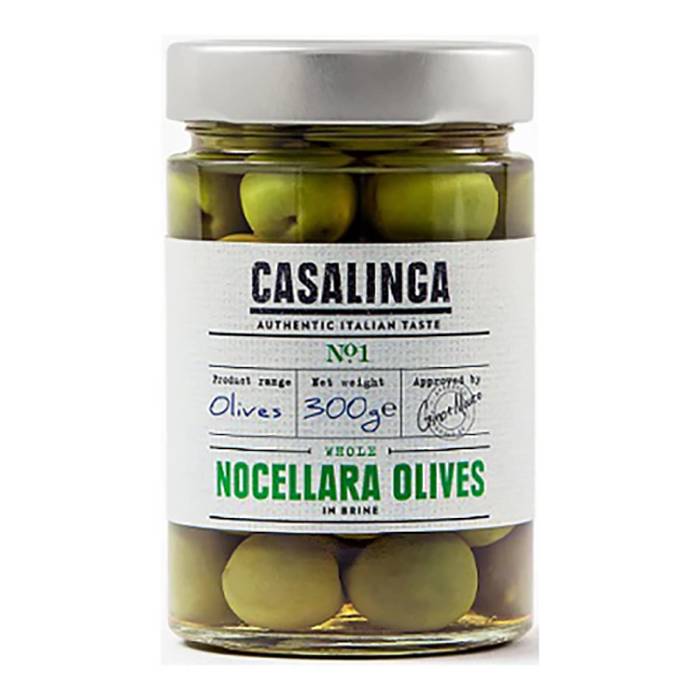 Casalinga - Nocellara Olives, 300g - Pack of 6
