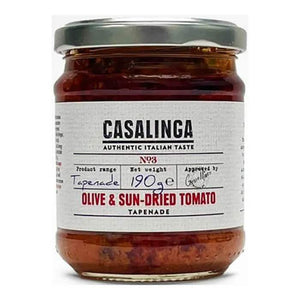 Casalinga - Olive and Sundried Tomato Tapenade, 190g | Pack of 6