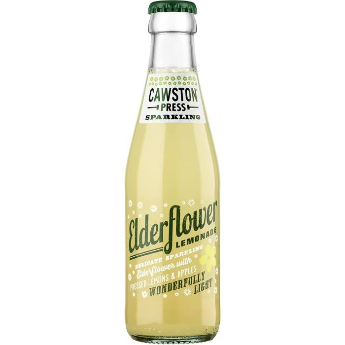 Cawston Press - Sparkling Drink Glass Bottle Elderflower Lemondae, 250ml