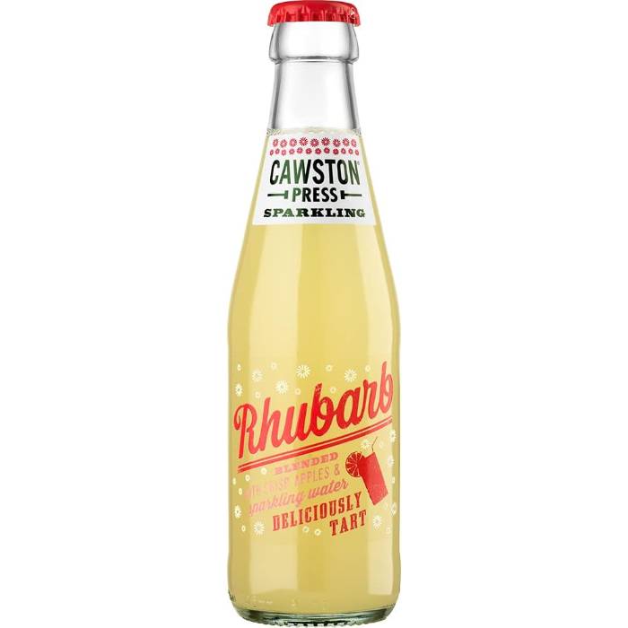 Cawston Press - Sparkling Drink Glass Bottle Ruharb, 250ml