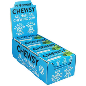 Chewsy - Plastic Free Gum, 15g | Pack of 12 | Multiple Flavours