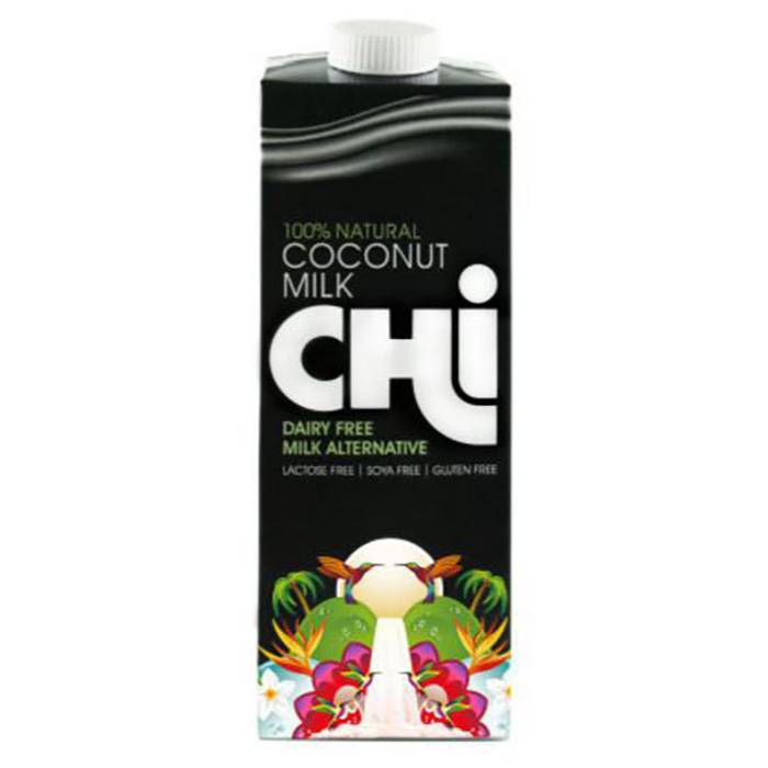 Chi - Natural Organic Coconut Milk, 1L  Pack of 12