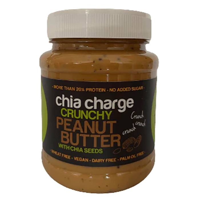Chia Charge - Peanut Butter with Chia Seeds Crunchy,  350g