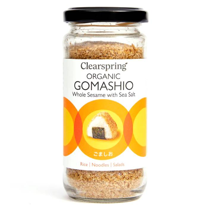 Clearspring - Organic Gosmashio Whole Sesame with Sea Salt, 100g