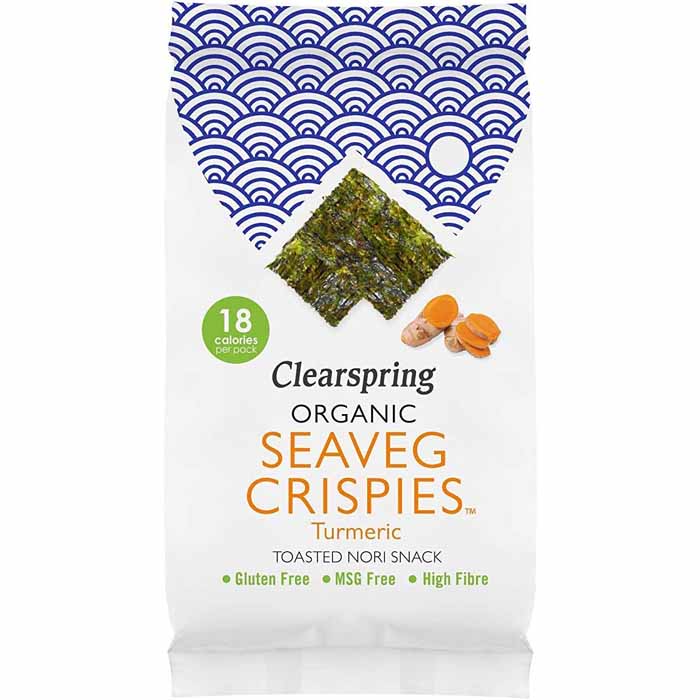 Clearspring - Organic Seaveg Turmeric Pack of 20x4g