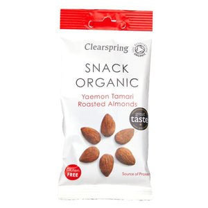 Clearspring - Organic Tamari Roasted Almonds, 30g | Multiple Options