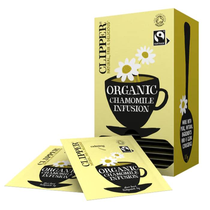 Clipper - Fairtrade Organic Infusion Chamomile Tea, 25 Bags