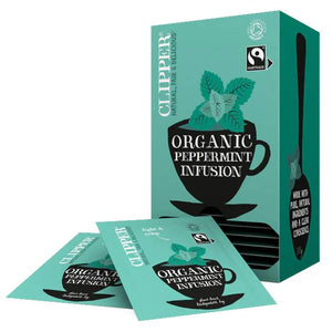 Clipper - Fairtrade Organic Infusion Peppermint Tea | Multiple Sizes