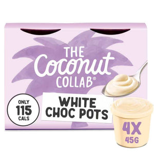 Coconut Collaborative - White Choc Pots, 4 x 45g