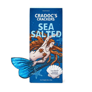 Cradoc's - Sea-Salted Crackers, 80g | Pack of 6