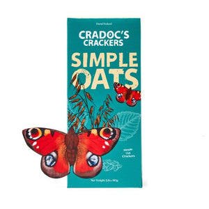 Cradoc's - Simple Oat Crackers, 80g | Pack of 6