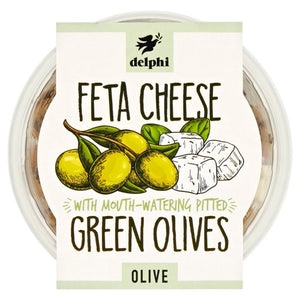 Delphi - Green Olives with Feta, 160g