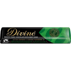 Divine - 70% Dark with Cool Mint Crisp Chocolate, 35g | Pack of 30