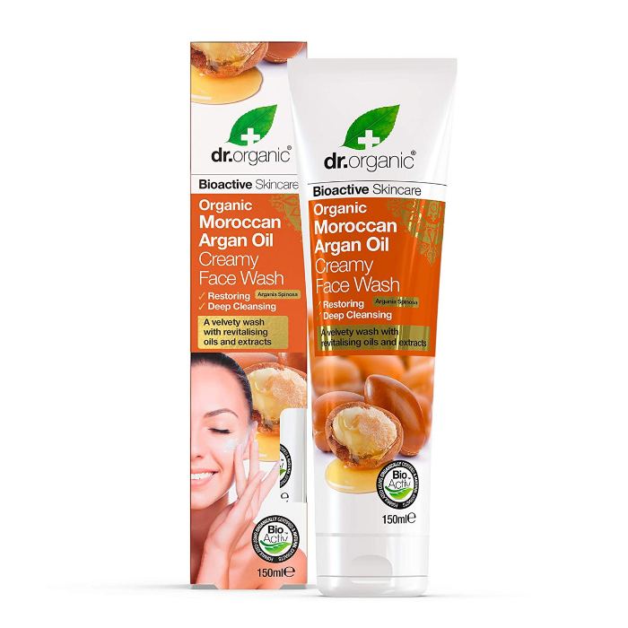 Dr. Organic - Face Washes Moroccan Argan Oil, 150ml