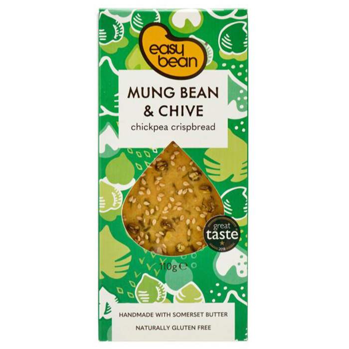 Easy Bean - Easy Bean Mung & Chive Crispbread, 110g