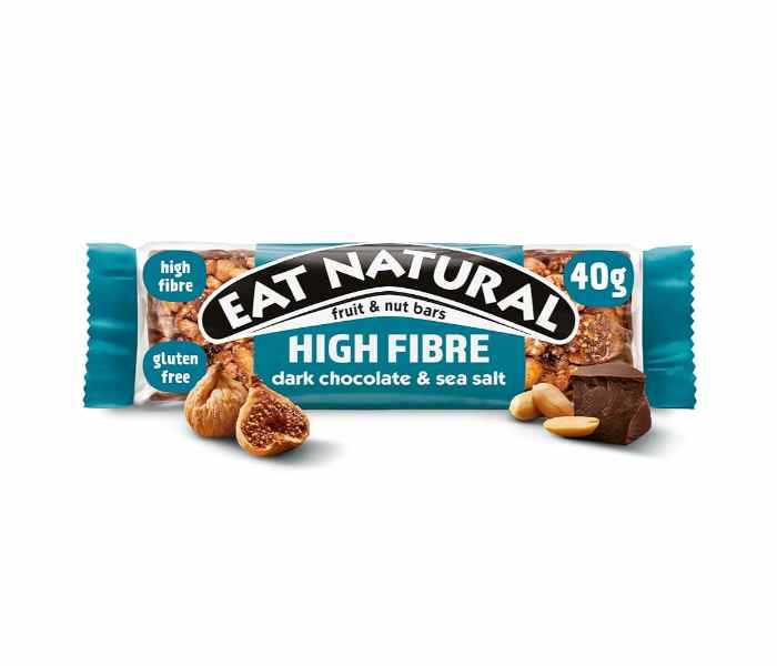 Eat Natural - Dark Chocolate & Sea Salt Snack Bars, 40g  Pack of 12