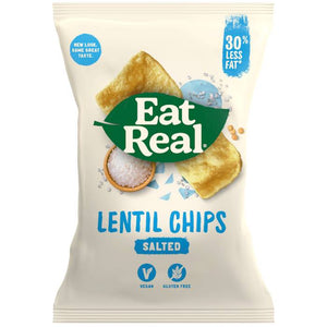 Eat Real - Lentil Chips Sea Salt | Multiple Options