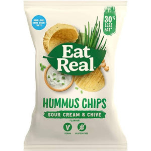Eat Real - Quinoa Chips Sour Cream & Chive, 40g | Pack of 18