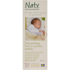 Eco By Naty - Eco Disposable Nappy Bags, 50 Bags