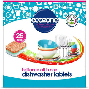 Ecozone - Brilliance All in One Dishwasher Tablets | Multiple Sizes