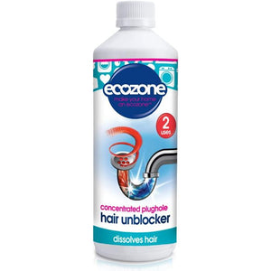 Ecozone - Plughole Hair Unblocker, 250ml
